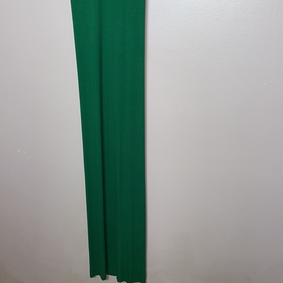 Enza Costa Rob Silk Tank Midi Dress Green - Picture 2 of 9